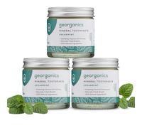 Georganics Mineral Toothpaste - 120ml x3 Pack - Spearmint Flavour