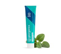 Georganics Natural Fluoride Free Probiotic Toothpaste - 75ml - Mint Flavour - with Hydroxyapatite, Prebiotics & Probiotics - Oral Microbiome - Gut Health - 100% Natural Ingredients - Eco-Friendly
