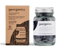 Georganics Natural tooth brushing tablets with activated charcoal, 120 tablets