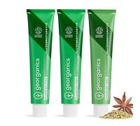Georganics Natural Toothpaste 3 x 75ml Pack - Fennel Flavor - Vegan - Plastic-Free