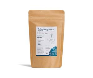 Georganics Peppermint Chewing Gum - 140 Pieces - Cool & Refreshing Flavour - Gentle on Sensitive Teeth - Sugar Free - Ideal for Daily Usage - Natural Ingredients