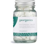 Georganics Organic Mouthwash Tablets - 180 Tablets - 3 Month Supply - Organic Spearmint Flavour - for Bad Breath - SLS, Glycerine & Fluoride Free - Certified Cosmos Natural, Vegan & Cruelty Free