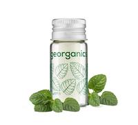 Georganics Plastic-Free Natural Dental Floss - Vegan, Cruelty-Free Castor Oil Floss - Spearmint Flavour - Zero Fluoride Oral Health - Eco-Friendly Refillable & Biodegradable - 50m Length