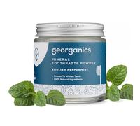 Georganics Whitening Mineral Toothpaste Powder - 120ml - Peppermint - 100% Natural Fluoride Free, SLS Free & Glycerine Free - Stain Removing & Teeth Whitening - Certified Cosmos, Vegan & Cruelty-Free