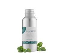 Georganics Whitening Oil Pulling Mouthwash - Spearmint - Plaque-Reducing Coconut Oil Blend - 100% Natural Ingredients - SLS, Glycerine & Fluoride Free - Cosmos Organic, Vegan & Cruelty-Free - 100ml