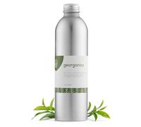 Georganics Whitening Oil Pulling Mouthwash - Tea Tree Flavoured - Plaque-Reducing Coconut Oil Blend - 100% Natural Ingredients - SLS, Glycerine & Fluoride Free - Organic, Vegan, Cruelty-Free - 275ml