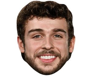 George Arthur Clarke (Smile) Celebrity Mask, Flat Card Face, Fancy Dress Mask