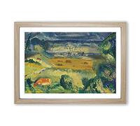 George Bellows Harvest Landscape Framed Print | A2 Oak Framed Wall Art | Ready to Hang | Modern Nature Picture | Living Room Bedroom Lounge Office