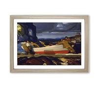George Bellows The Big Dory Framed Print | A2 Oak Framed Wall Art | Ready to Hang | Modern Nature Picture | Living Room Bedroom Lounge Office