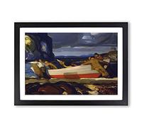 George Bellows The Big Dory Framed Print | A2 Oak Framed Wall Art | Ready to Hang | Modern Nature Picture | Living Room Bedroom Lounge Office