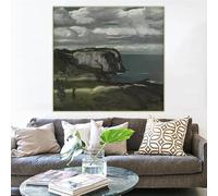 George Bellows《Three Rollers》Canvas Prints Oil Painting Ash Can School Artwork Poster Picture Wall Modern Home Decoration(30x30cm)