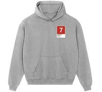 George Best 7 Football Shirt Frame Men's Hoodie - Gray / S