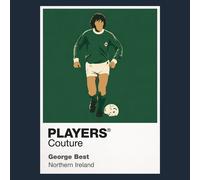 George Best Northern Ireland Icon Frame Men's Hoodie - Navy / 2XL