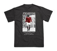 George Best T Shirt for Men, Machine Washable Mens T Shirt, Mens Black Tshirt, Football Gifts, Manchester United Gifts for Men, Man United Gifts for Men - Genuine Merchandise