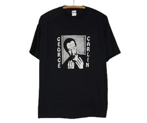 George Carlin It Only Hurts When I Think Shirt Black XL