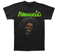 George Clinton and Parliament Funkadelic Free Your Mind Men's T-Shirt Black(Small)