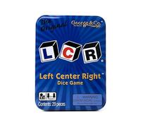 George & Company LLC LCR® Left Center Right™ Dice Game - Blue Tin