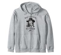 George Custer Boy General Civil War Zip Hoodie
