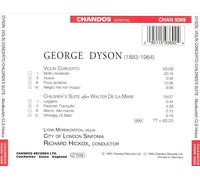 GEORGE DYSON: VIOLIN CONCERTO; CHILDREN'S SUITE AFTER WALTER DE LA MARE NEW CD