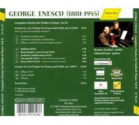 GEORGE ENESCU: COMPLETE WORKS FOR VIOLIN & PIANO, VOL. 2 NEW CD