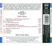 GEORGE ENESCU: PIANO SONATA NO. 1; SUITE NO. 2; CHORAL & CARILLON NOCTURNE NEW C