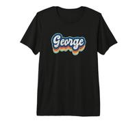 George First Name Boy Vintage Style 70s 80s Personalized Premium T-Shirt
