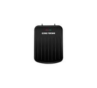 George Foreman 25800 Small Fit Grill - Versatile Griddle, Hot Plate and Toastie Machine with Speedy Heat Up and Easy Cleaning, Black