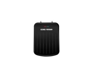 George Foreman 25800 Small Fit Grill - Versatile Griddle, Hot Plate and Toastie Machine with Speedy Heat Up and Easy Cleaning, Black