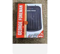 George Foreman 25800 Small Health Fit Grill, Griddle, Toastie Maker - Black
