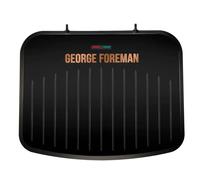 George Foreman 25811 Medium Fit Grill - Versatile Griddle, Hot Plate and Toastie Machine with Improved Non-Stick Coating and Speedy Heat Up, Black and