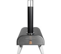George Foreman GFWPPO1BPC 12'' Wood Pellet Pizza Oven with Paddle & Carry Bag in Black, Black
