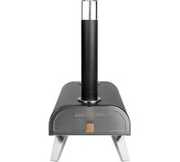 George Foreman GFWPPO1BPC 12'' Wood Pellet Pizza Oven with Paddle & Carry Bag in Black, Black