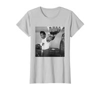 George Foreman Boxing Training Hayward Club SF California T-Shirt, Women, Silver Grey, Small