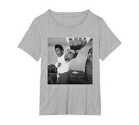 George Foreman Boxing Training Hayward Club SF California T-Shirt, Women's Plus, Heather Grey, 3X