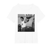 George Foreman Boxing Training Hayward Club SF California T-Shirt, Women's Plus, White, 4X