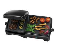 George Foreman Family Portion 23450 Grill and Griddle 2180 W 31.7 x 54.7 x 13.3 cm Black