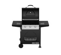 GEORGE FOREMAN GFGBBQ3B Portable 3 Burner Grill Gas BBQ - Black