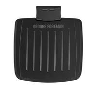 George Foreman Immersa Medium Electric Grill [Removable Control Panel allows grill machine to be fully washable & dishwasher safe, Energy saving, Healthy, Toastie, Panini, Hot plate, BBQ] Black 28310