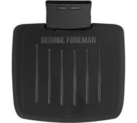 George Foreman Immersa Medium Electric Grill [Removable Control Panel allows grill machine to be fully washable & dishwasher safe, Energy saving, Healthy, Toastie, Panini, Hot plate, BBQ] Black 28310