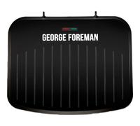 George Foreman Medium Electric Fit Grill [Non stick, Healthy, Griddle, Toastie, Hot plate, Panini, BBQ, Energy saving, Vertical storage, Easy clean,