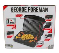 George Foreman Medium Fit Grill Griddle Hot Plate And Toastie Maker│25810│InUK