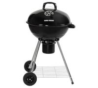 George Foreman Portable Charcoal BBQ Round Kettle 47.5 cm, Adjustable Vent, Inte