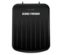 George Foreman Small Electric Fit Grill [Non stick, Healthy, Griddle, Toastie, Hot plate, Panini, BBQ, Energy saving, Vertical storage, Easy clean,