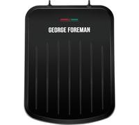 George Foreman Small Electric Fit Grill [Non stick, Healthy, Griddle, Toastie, Hot plate, Panini, BBQ, Energy saving