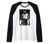 George Foreman Trains Championship Muhammad Ali Boxing Match Raglan Baseball Tee