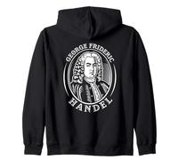 George Frideric Handel Classical Composer Zip Hoodie