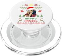 George Frideric Handel Funny Christmas Holiday Xmas PopSockets PopGrip for MagSafe