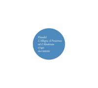 George Frideric Handel Handel: L'allegro, Il Penseroso Ed Il Moderato, 1740 (CD)