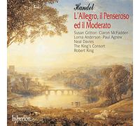George Frideric Handel - Handel: L'Allegro, il Penseroso ed il Moderato /Gritton · McFadden · Anderson · Agnew · N Davies · King's Consort · King