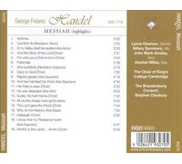 GEORGE FRIDERIC HANDEL: MESSIAH [HIGHLIGHTS] NEW CD
